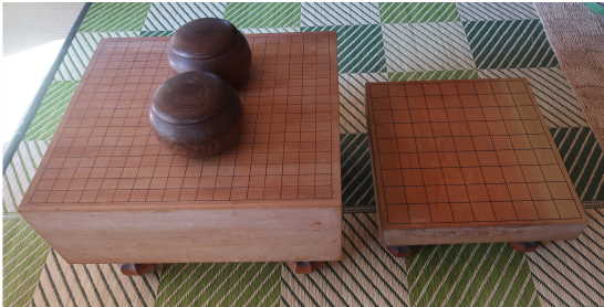 囲碁と将棋盤